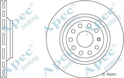APEC BRAKING dsk2460 -  Тормозной диск